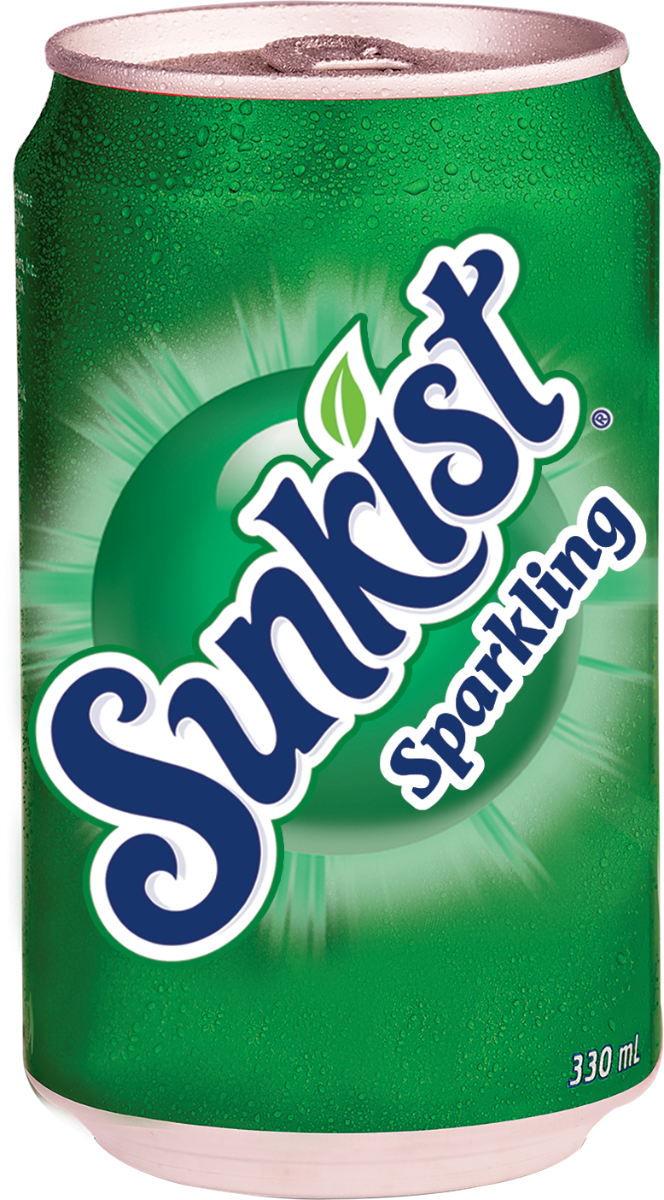 Sunkist Can Sparkling 330ml x 6's x 4 PKT