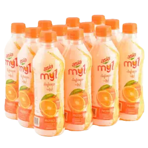 Asia My1 PET #Orange 350ML x 12's