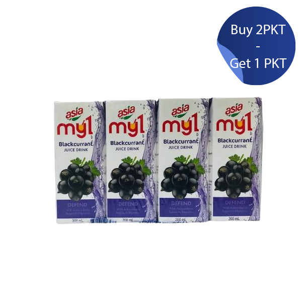 Asia My1 Juice #Blackcurrent 200ML x 48's