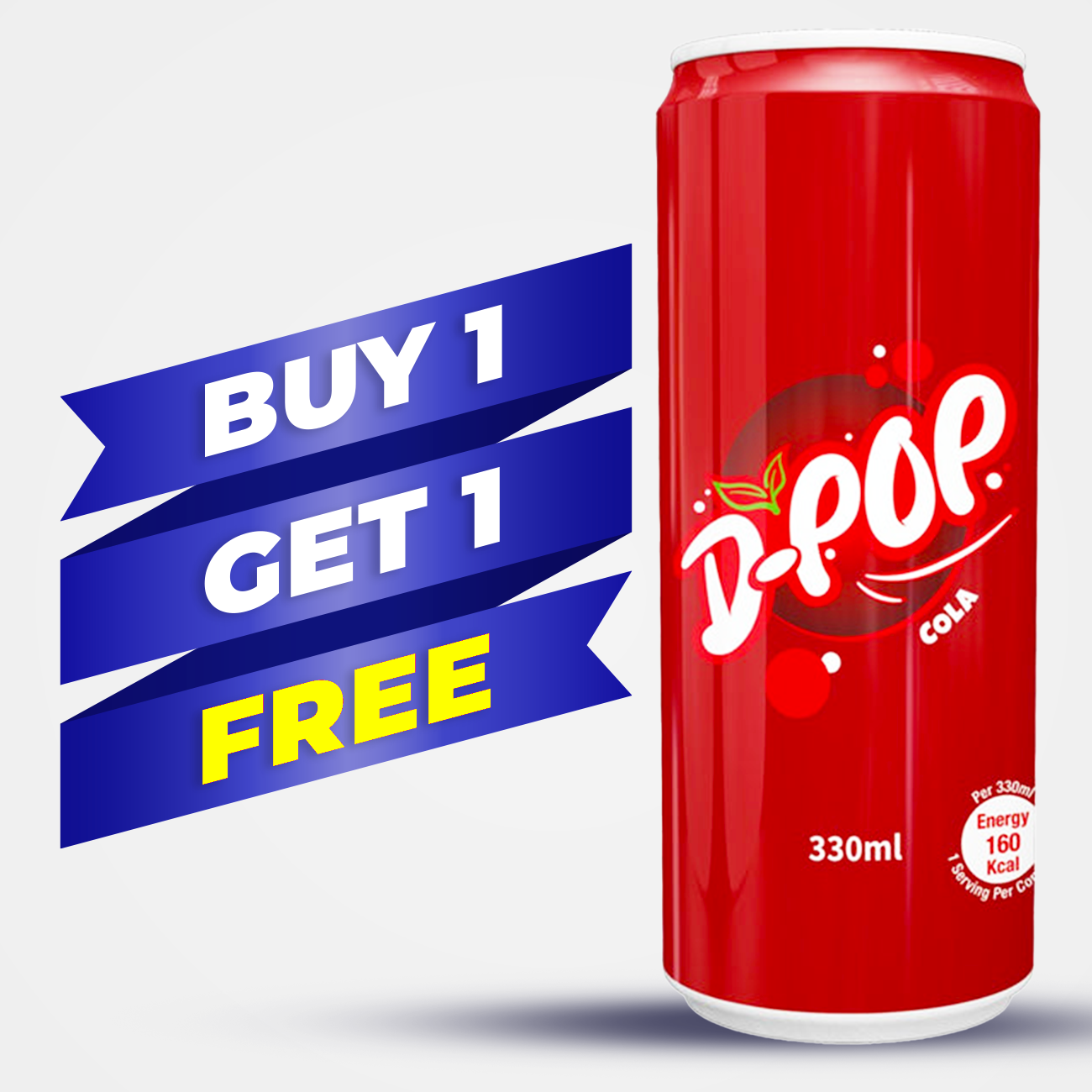 D-POP CAN #Cola 330ML x 24's