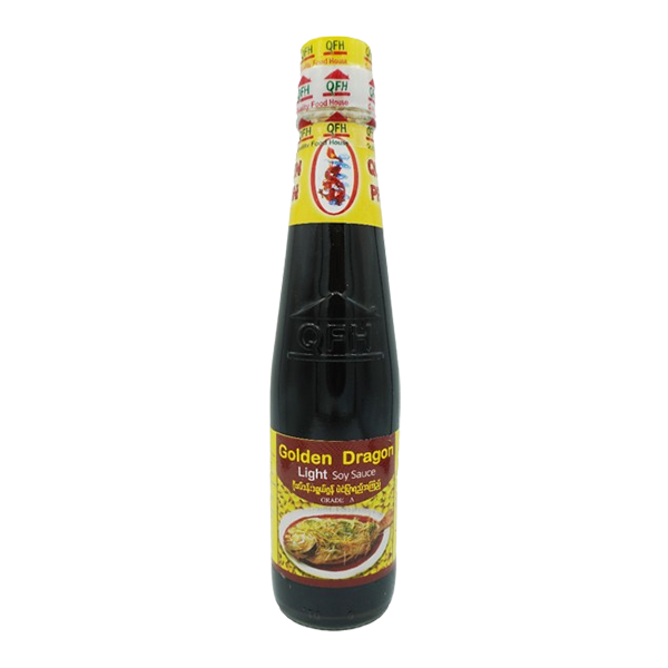 Golden Dragon Light Soy Sauce #Grade-A 300G x 12's