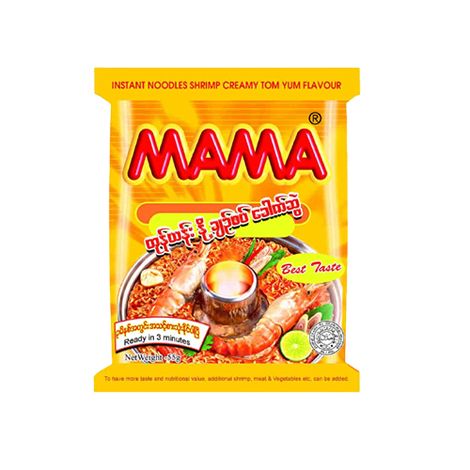 MaMa Instant Noodle #Shrimp Creamy Tom Yum 55G x 30's