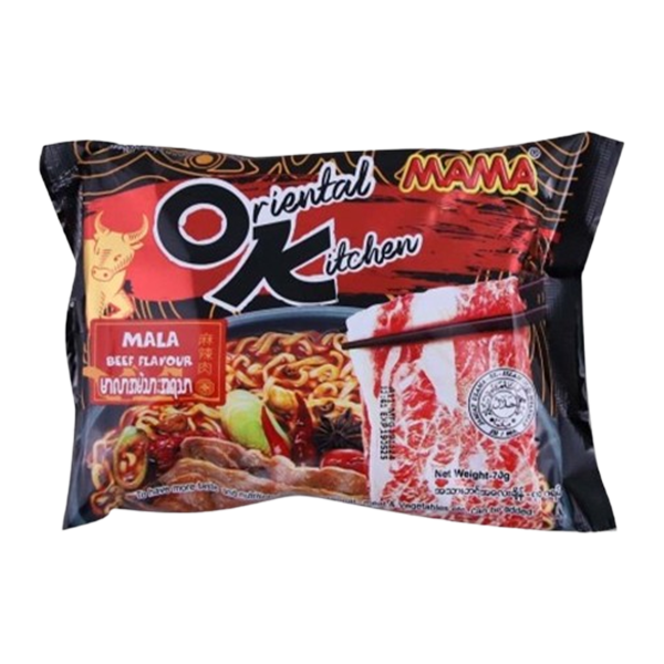 MaMa Instant Noodle #Oriental Kitchen Mala Beef 70G x 30's