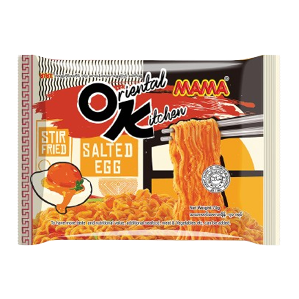 MaMa Instant Noodle Oriental Kitchen #Salted Egg 70G x 30's