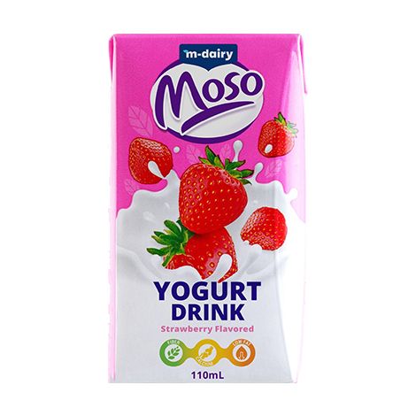 Moso Yogurt #Strawberry 110ML x 60's