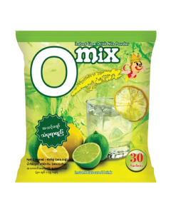 O-Mix Instant Drink Mix Powder #Lime 15G x 30's