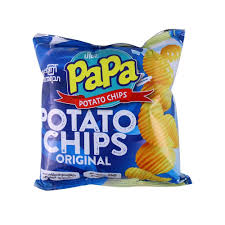 PA PA Fried Potato Chips #Original 45G