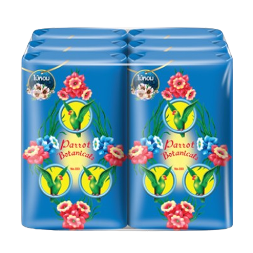 PARROT BOTANICAL SOAP #BLUE 65G x 6's