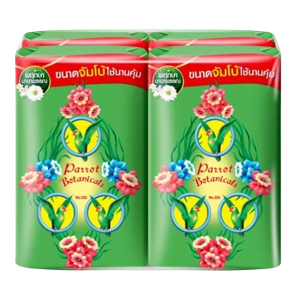 PARROT BOTANICAL SOAP #GREEN 105G x 4's