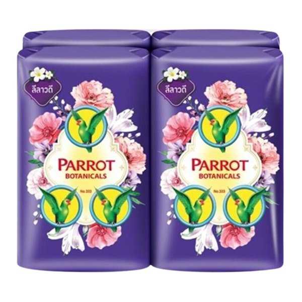 PARROT BOTANICAL SOAP #PURPLE 105G x 4's