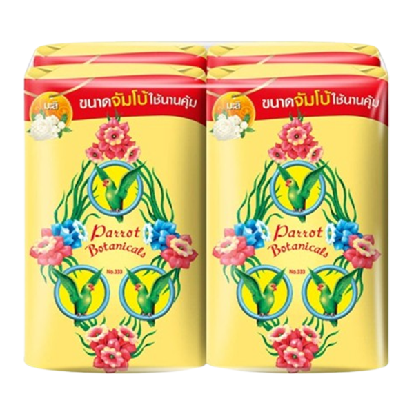 PARROT BOTANICAL SOAP #YELLOW 105G x 4's