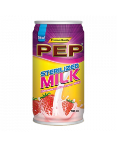 PEP Sterilized Can #Strawberry 180ML x 24's