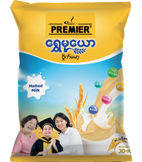 Premier Shwe Mu Yaw Malted Milk 20G x 20's