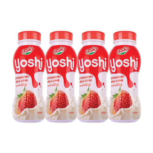 Asia Yoshi Yogurt #Strawberry 200ML x 24's