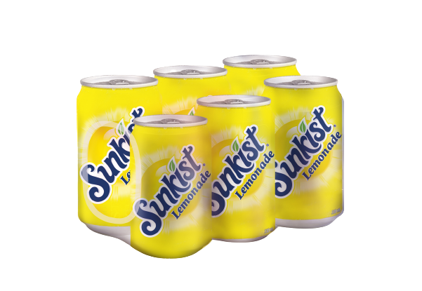 Sunkist Can Lemonade 330ml x 6's x 4 PKT