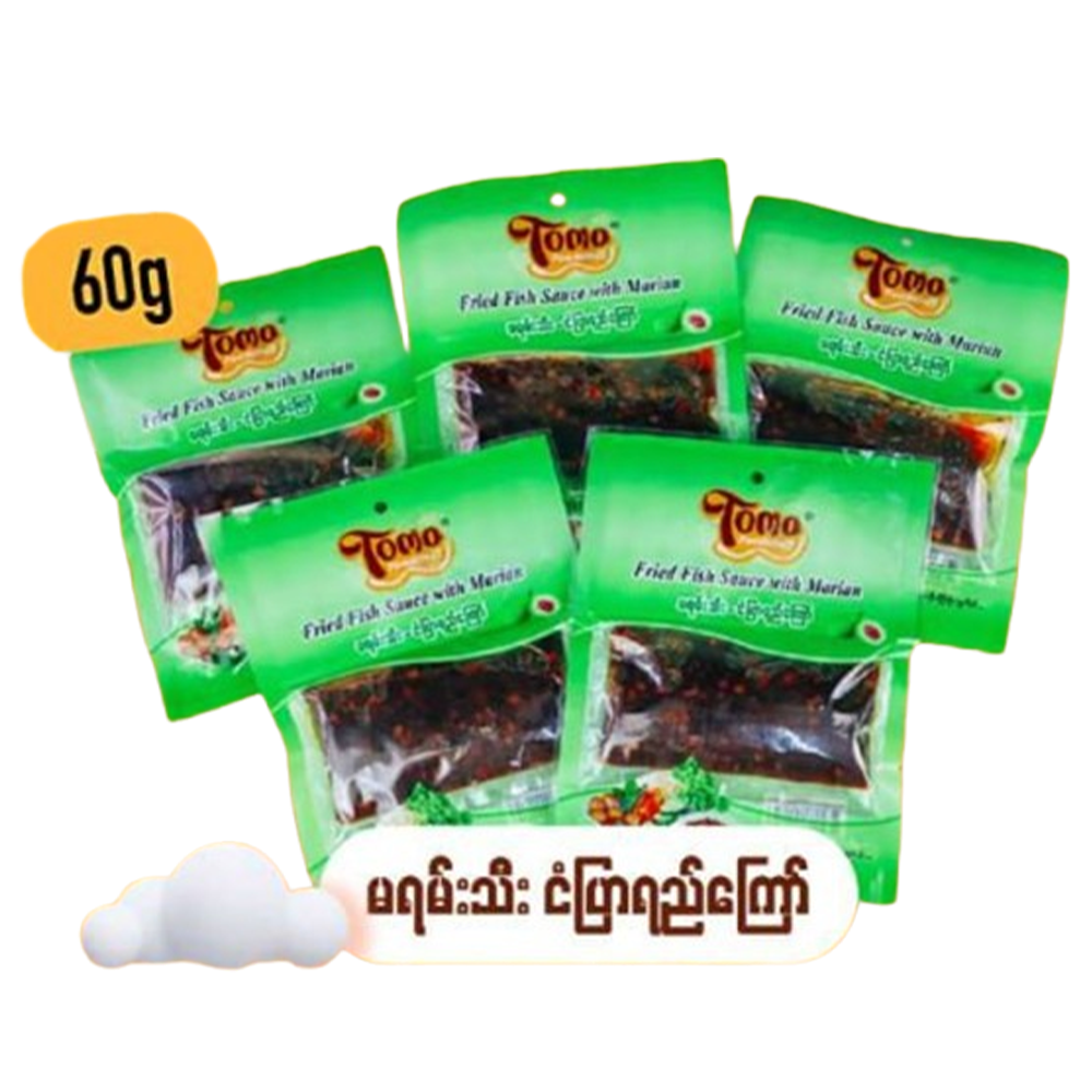 Tomo Marian Fried Fish Sauce 60G x 5's (6 PKT)