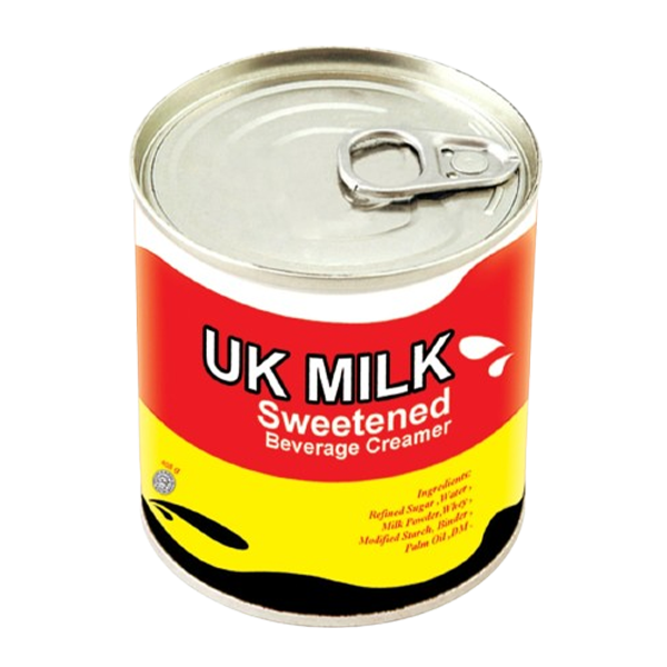 UK Sweetened Milk Can 390G x 12's