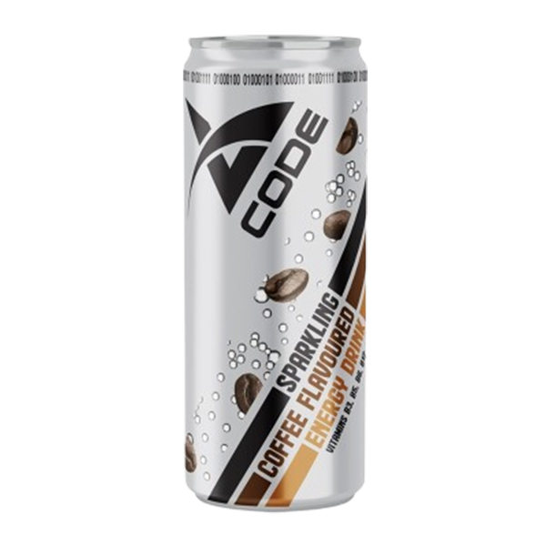 V-Code Energy Drink Can #Coffee 250ML x 24's
