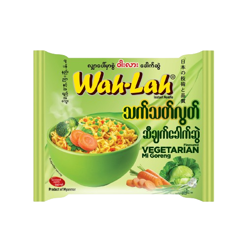 Wah Lah Instant Noodle #Mi Goreng Vegetarian 59G x 5's x 6 Bundle