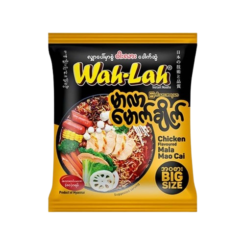 Wah Lah Instant Noodle #Chicken Mala Mao Cai 80G x 30's