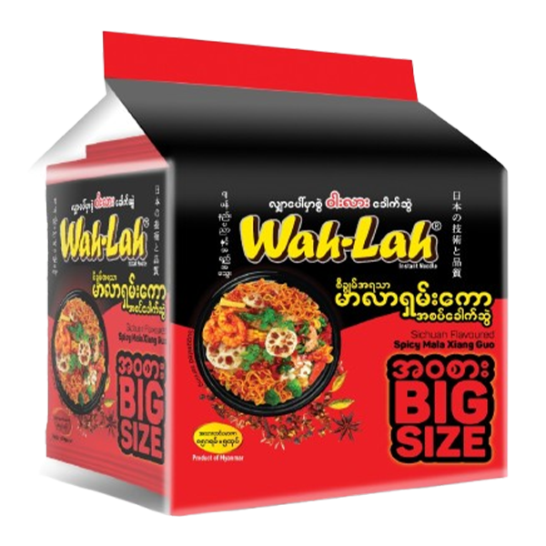 Wah Lah Instant Noodle #Mala Xiang Guo 85G x 5's x 6 Bundle