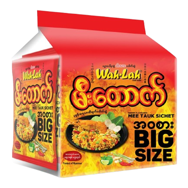 Wah Lah Instant Noodle #Mee Tauk Sichet 85G x 5's x 6 Bundle
