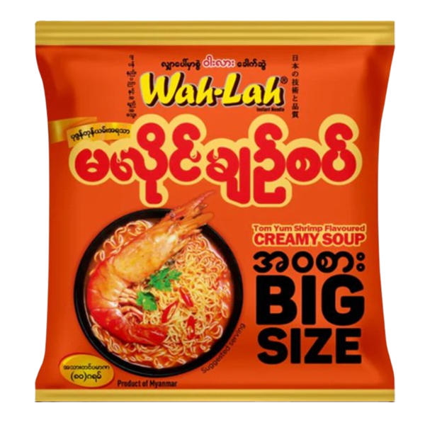 Wah Lah Instant Noodle #Tom Yum Creamy Shrimp 80G x 30's