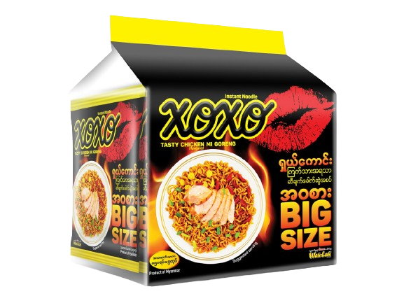 Wah Lah Instant Noodle #XOXO Tasty Chicken Mi Goreng 85G x 5's x 6 Bundle